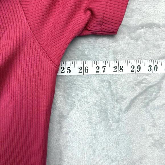 VTG Tiger Woods Collection Nike FitDry Red Golf Polo Shirt XXL Ribbed Texture - Picture 7 of 7